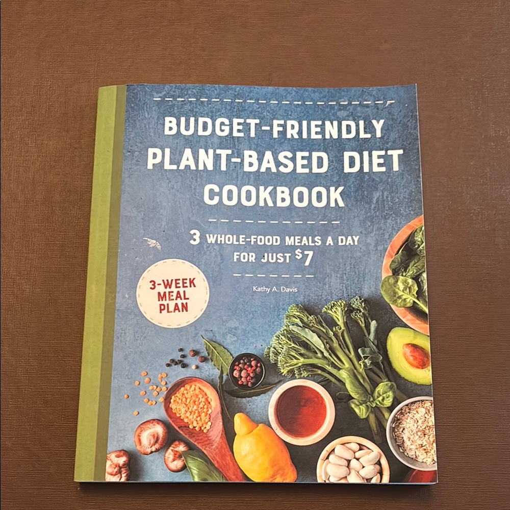 Vibrant Green Plant-Based Cookbook for Budget-Friendly Meals